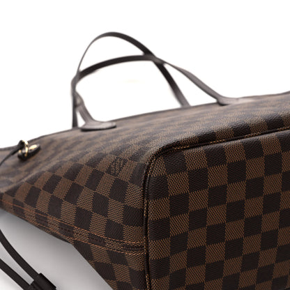Louis Vuitton Damier Ebene Neo Neverfull MM Rose Ballerine 10 of 12