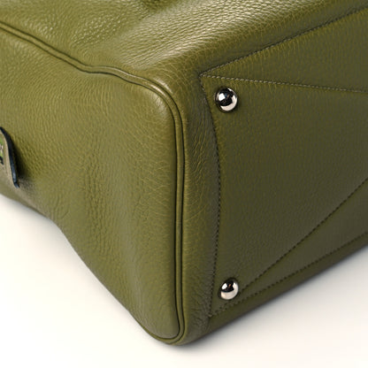 Hermes Taurillon Clemence Victoria II 35 Vert Chartreuse 9 of 10