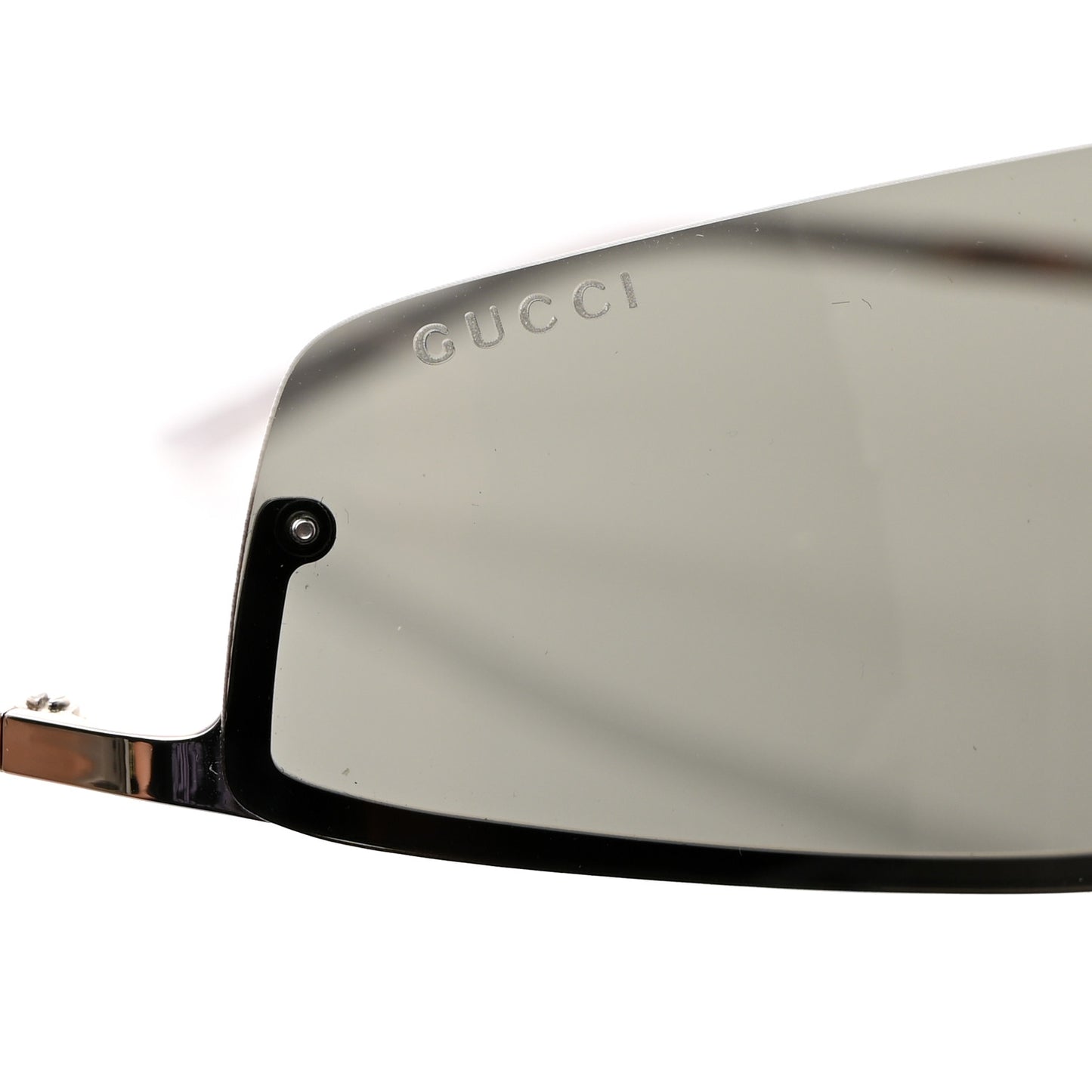 Metal Mask Shaped Frame Sunglasses GG1561S Grey