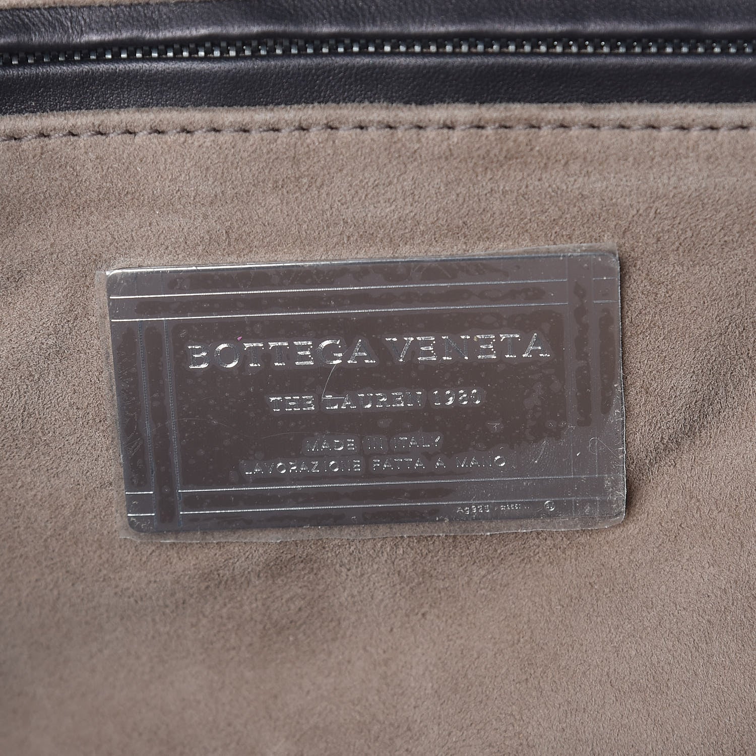 Bottega Veneta Metallic Nappa Intrecciato The Lauren 1980 Clutch Quetsche Antique Silver 6 of 8