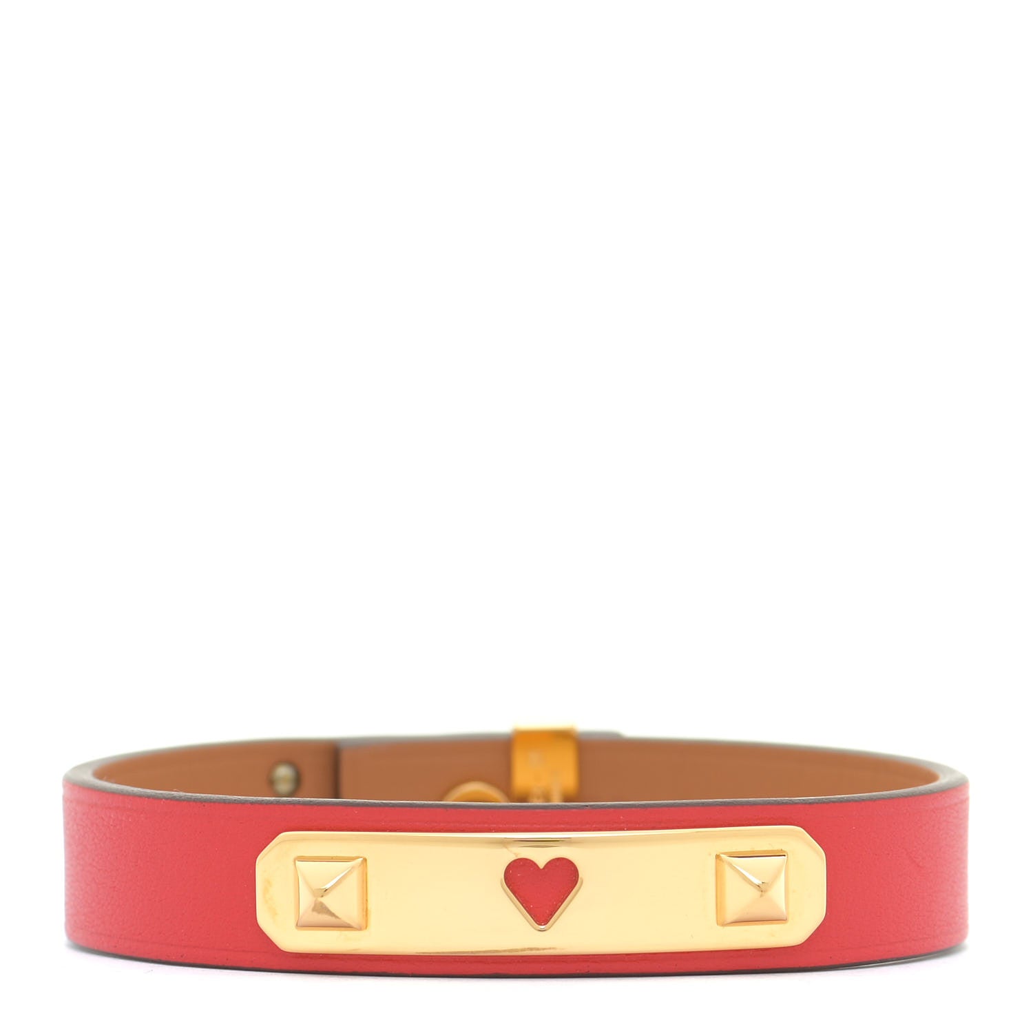 Hermes Swift As De Coeur Bracelet T3 Rouge De Coeur 1 of 7