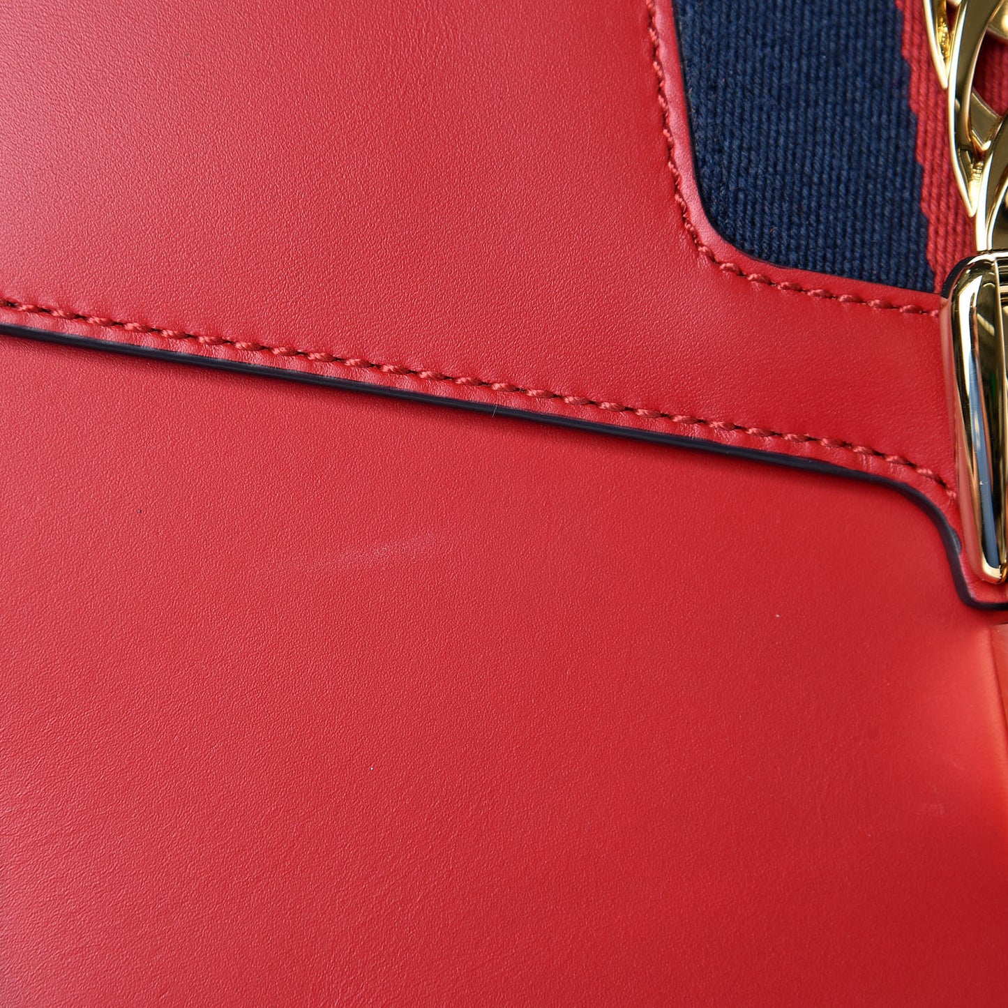 Calfskin Small Sylvie Shoulder Bag Hibiscus Red