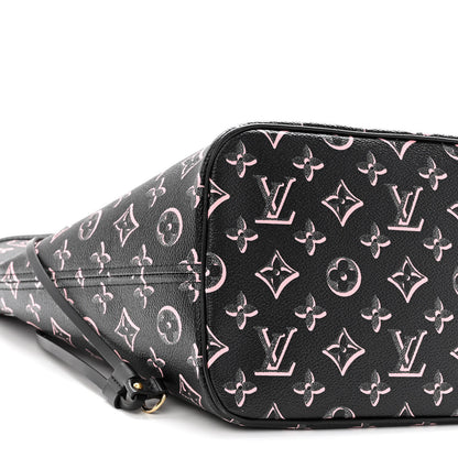 Louis Vuitton Monogram Fall For You Neverfull MM Black 9 of 10