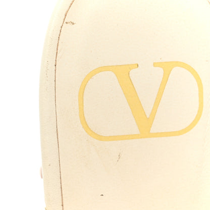 Valentino Garavani Calfskin Strappy Ankle Strap Sandals 39 White 10 of 11