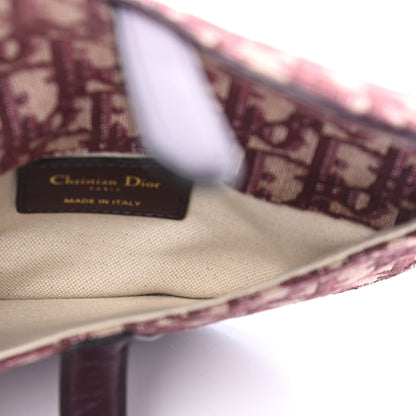 Christian Dior Oblique Saddle Belt Bag Bordeaux 5 of 9