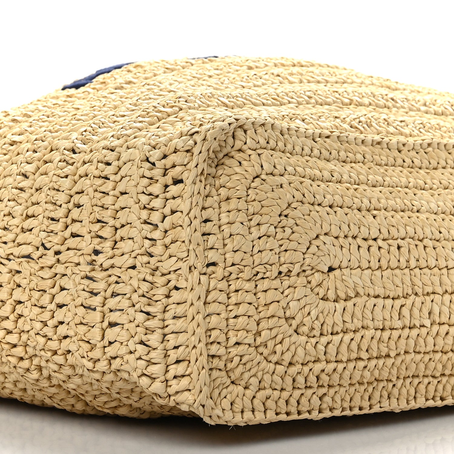 Saint Laurent Raffia Rive Gauche Tote Natural 8 of 10