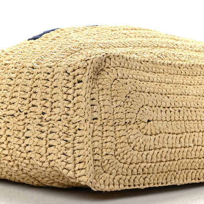 Saint Laurent Raffia Rive Gauche Tote Natural 8 of 10