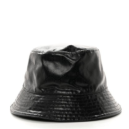 Gucci Crystal Monogram Bucket Hat S Black 5 of 10