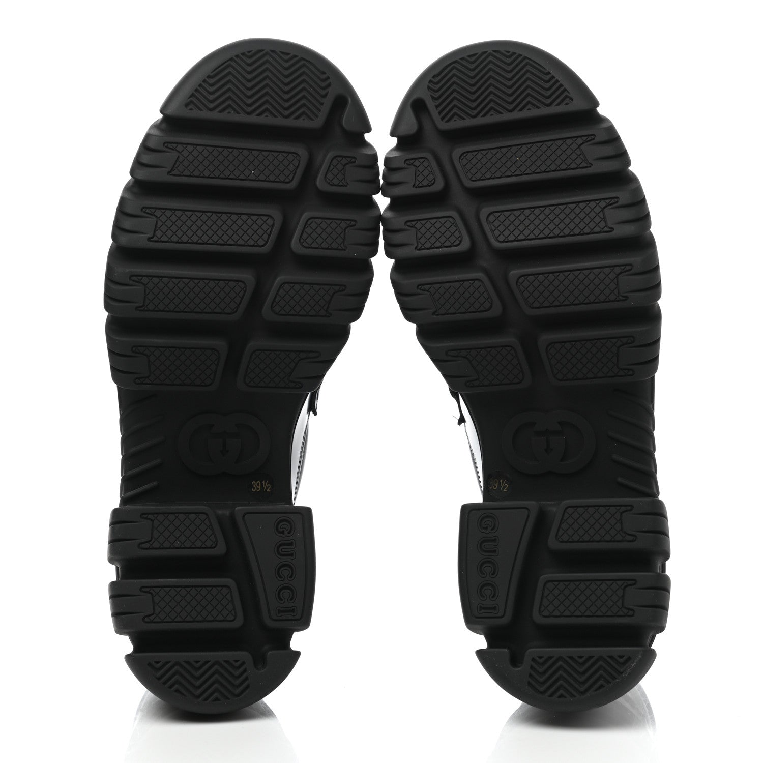 Gucci Magnum Calfskin Nappa Samoa Womens Horsebit Platform Chunky Lug Sole 40mm Loafers 39.5 Black 5 of 9