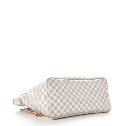 Louis Vuitton Damier Azur Neo Neverfull GM Rose Ballerine 4 of 10