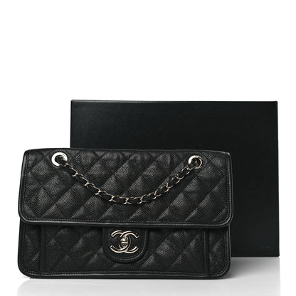 Chanel Caviar Quilted Medium French Riviera Flap Black 10 of 10