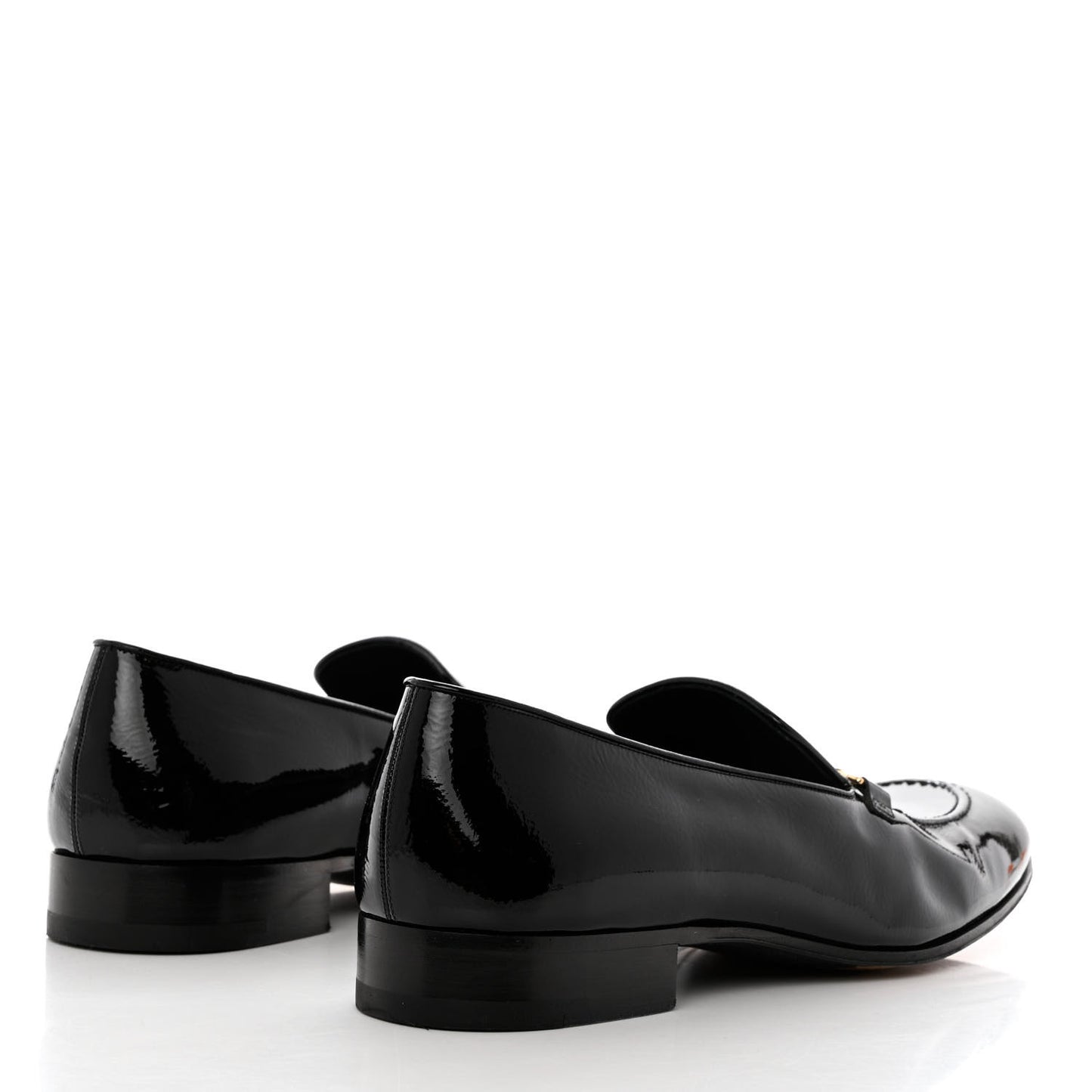 Patent Monogram Mens Club Loafers 11 Anthracite