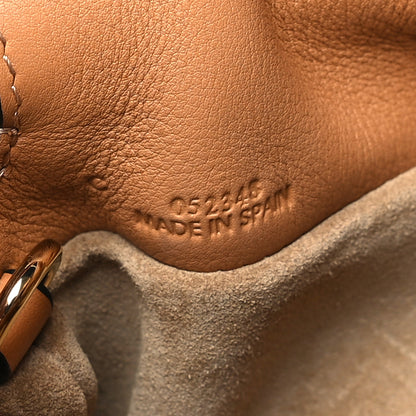 Loewe Calfskin Flamenco Knot Clutch Warm Desert 7 of 10