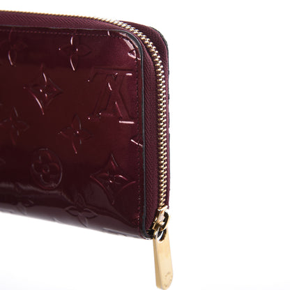 Louis Vuitton Vernis Zippy Wallet Rouge Fauviste 9 of 12