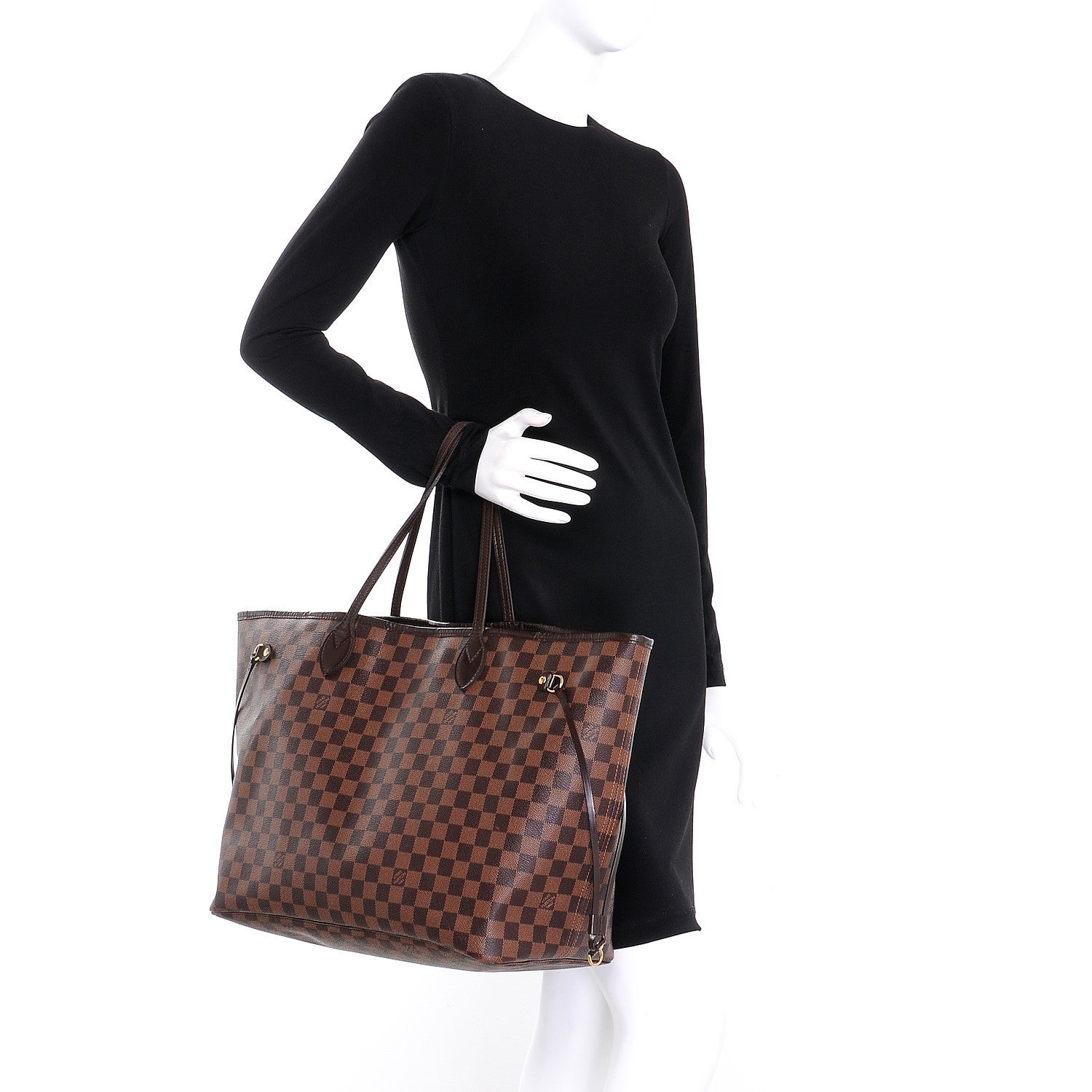 Louis Vuitton Damier Ebene Neo Neverfull GM 2 of 16