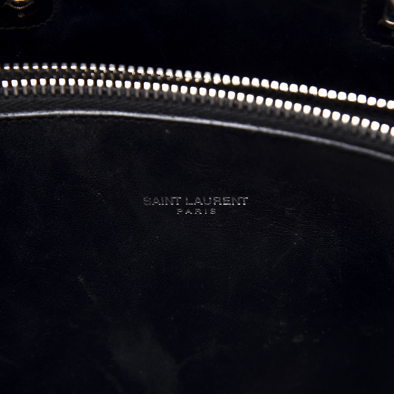 Saint Laurent Grained Calfskin Baby Sac De Jour Black 7 of 11