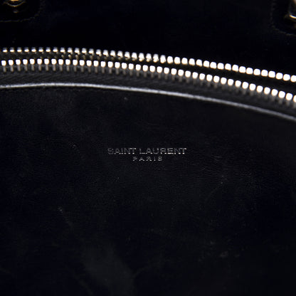 Saint Laurent Grained Calfskin Baby Sac De Jour Black 7 of 11