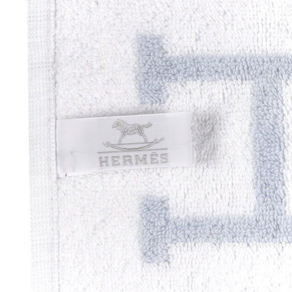 Hermes Cotton Avalon Bath Towel Bleu Glacier 4 of 4
