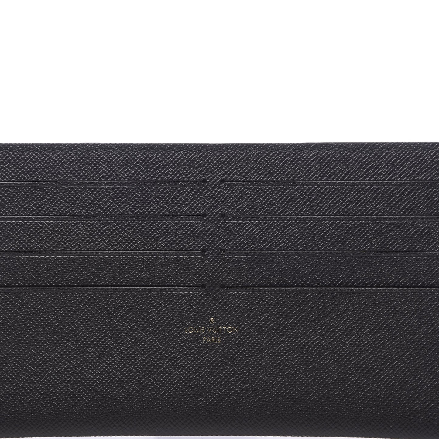 Calfskin Felicie Chain Wallet Card Holder Insert Black
