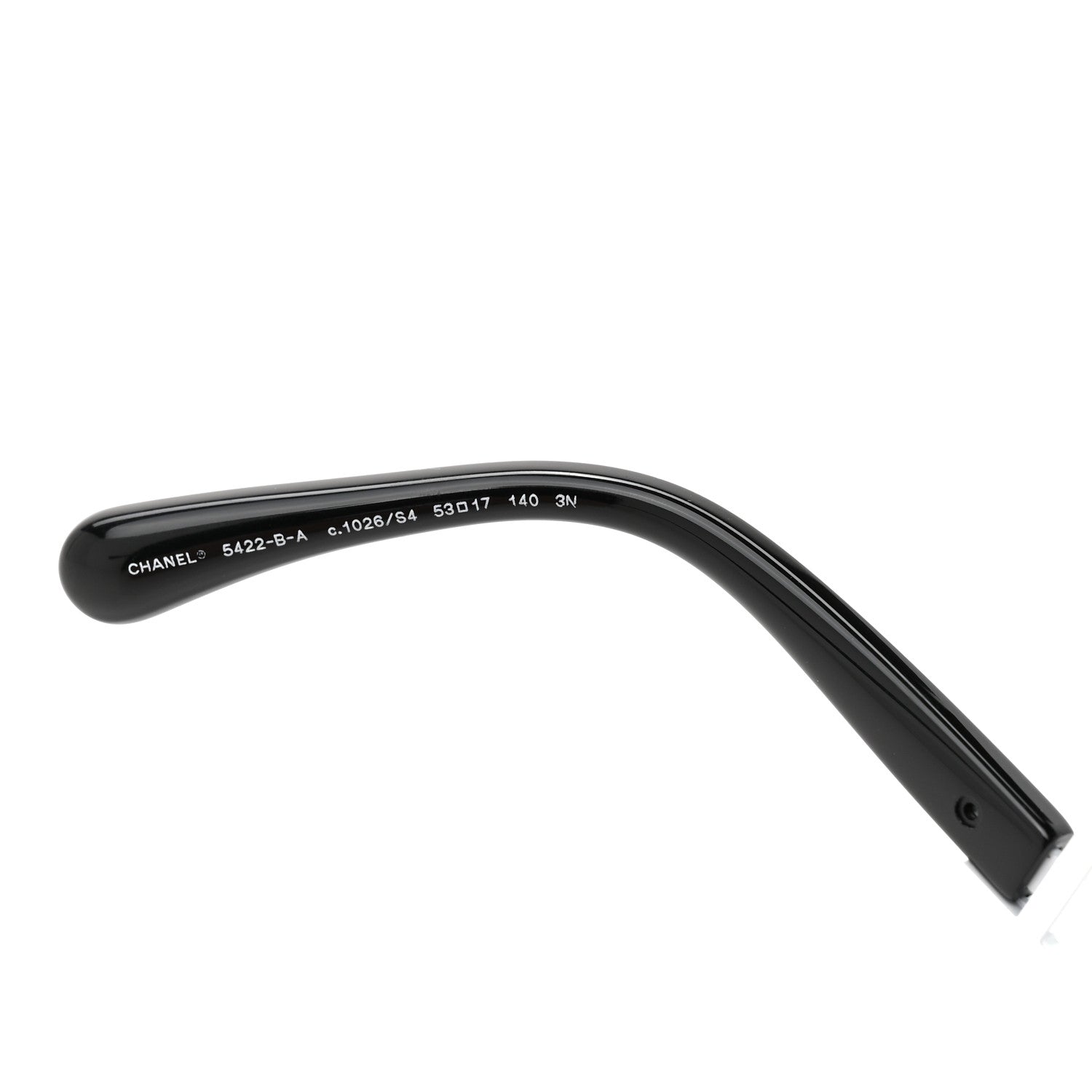 Chanel Acetate Strass Square Sunglasses 5422-B-A Black White 5 of 8