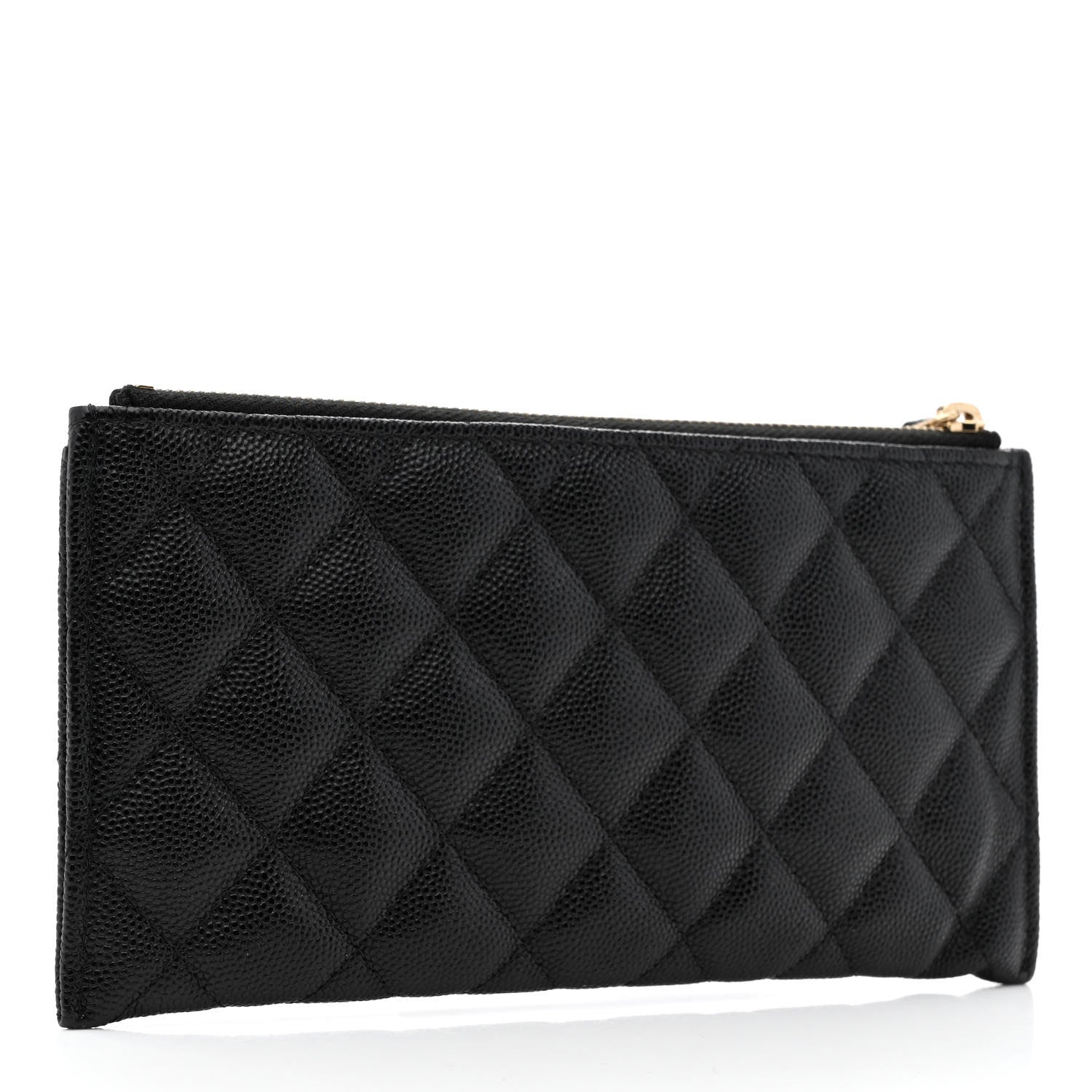 Chanel Caviar Quilted Classic Zip Pouch Black 3 of 8