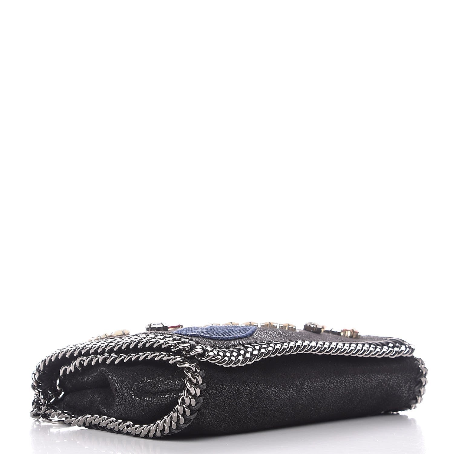 Stella McCartney Shaggy Deer Embellished Falabella Crossbody Black 4 of 7
