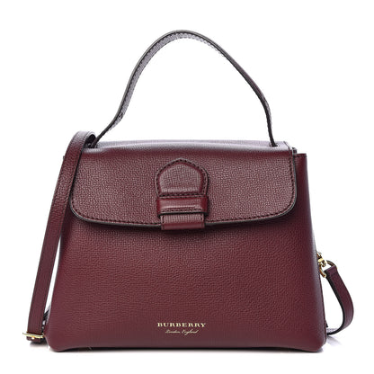 Burberry Derby Calfskin House Check Small Camberley Mahogany Red 1 of 26