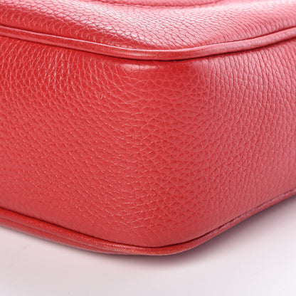 Gucci Pebbled Calfskin Small Soho Disco Bag Tabasco Red 9 of 17
