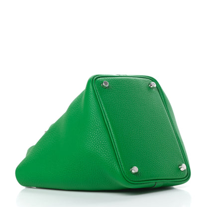 Hermes Taurillon Clemence Picotin Lock 18 PM Bambou 4 of 11