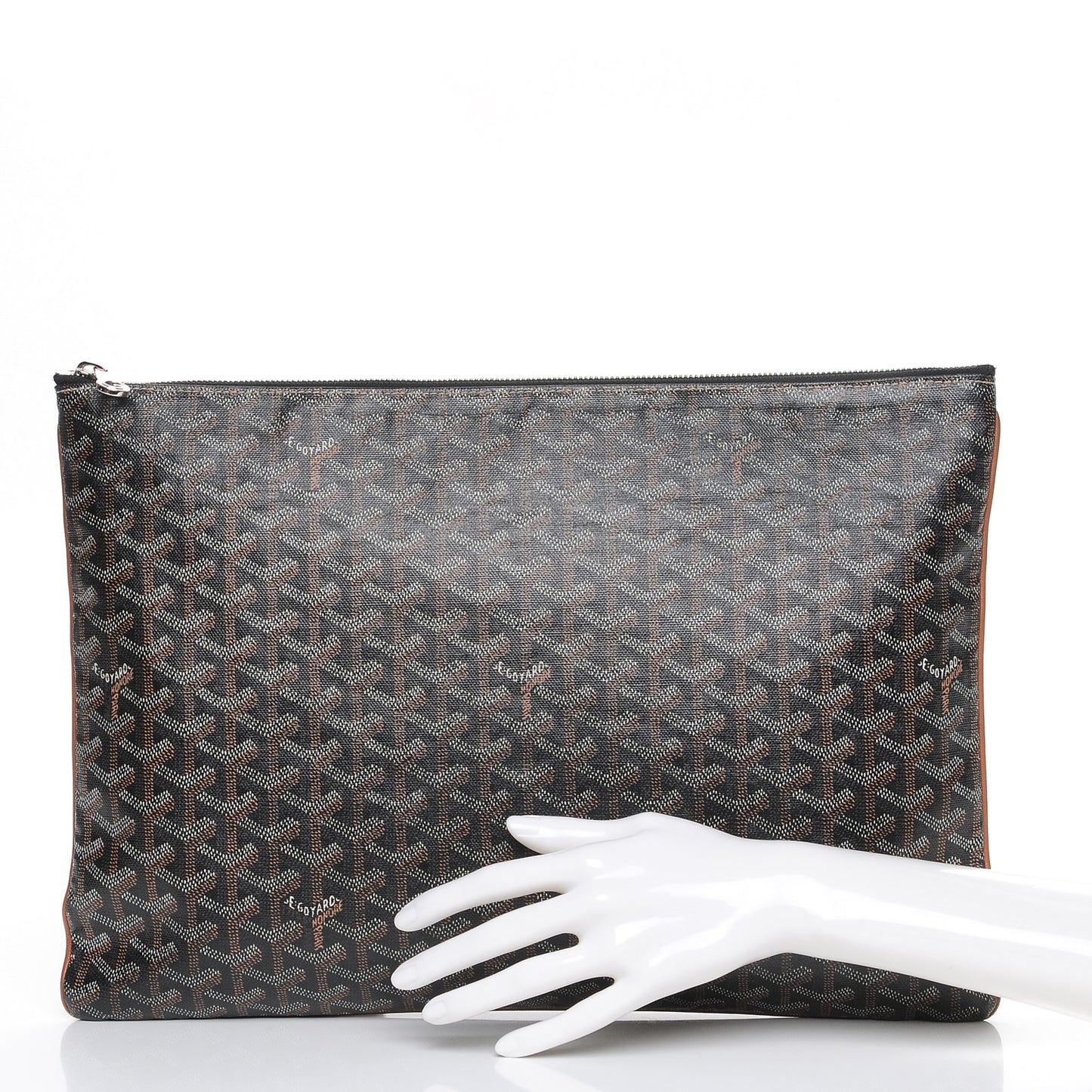Goyardine Senat Pochette GM Black Gold