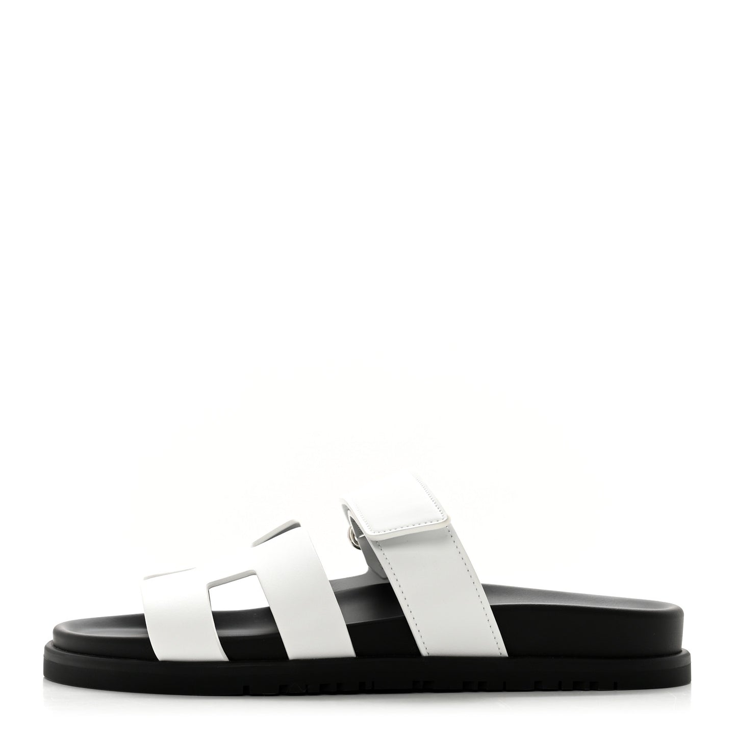 Calfskin Womens Chypre Sandals 36 White