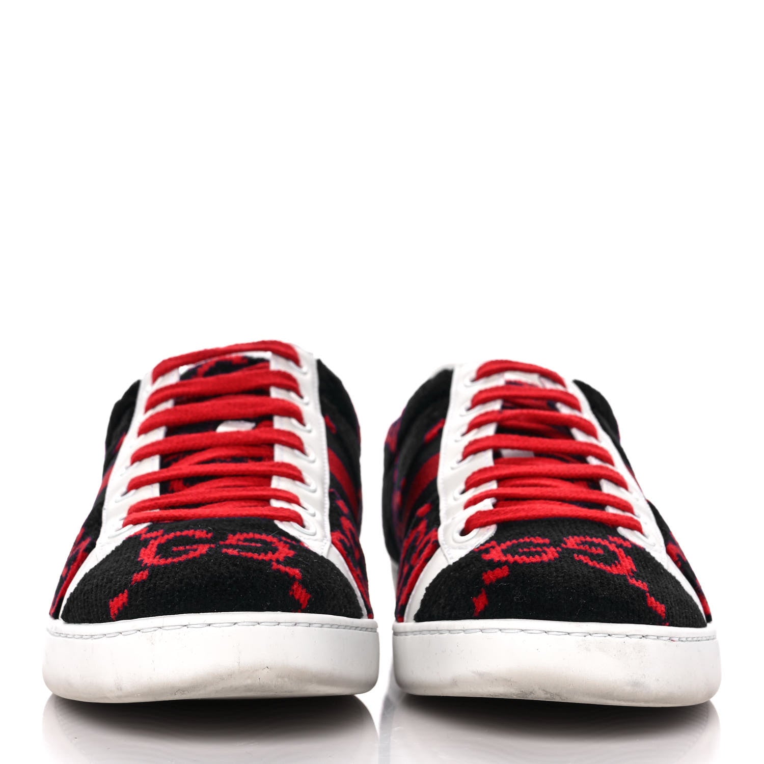 Gucci Terry Cloth GG Monogram Womens Ace Sneakers 39.5 Blue Red 2 of 10