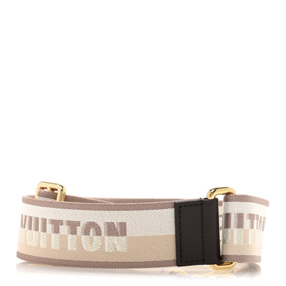 Louis Vuitton Jacquard Speedy Bandouliere 20 Shoulder Strap Beige Brown 2 of 4