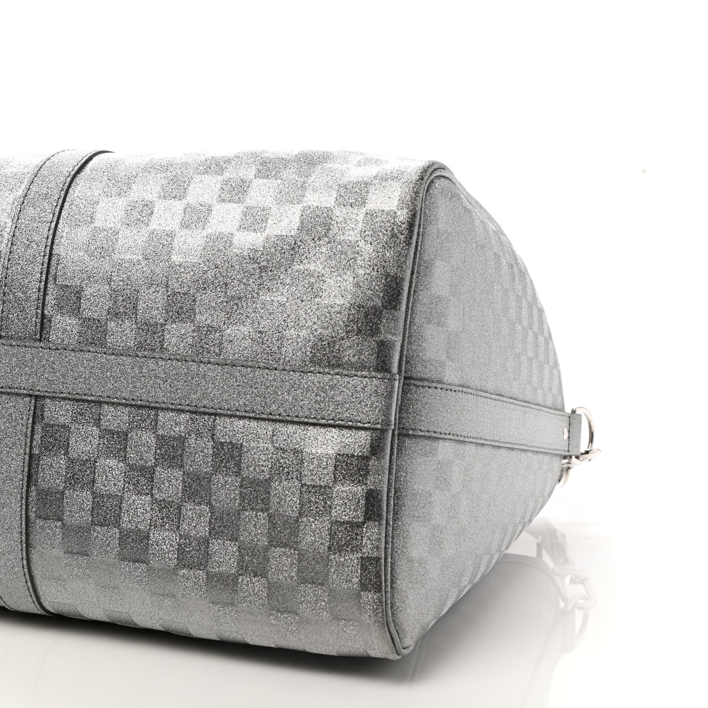 Damier Glitter Keepall Bandouliere 50 Silver