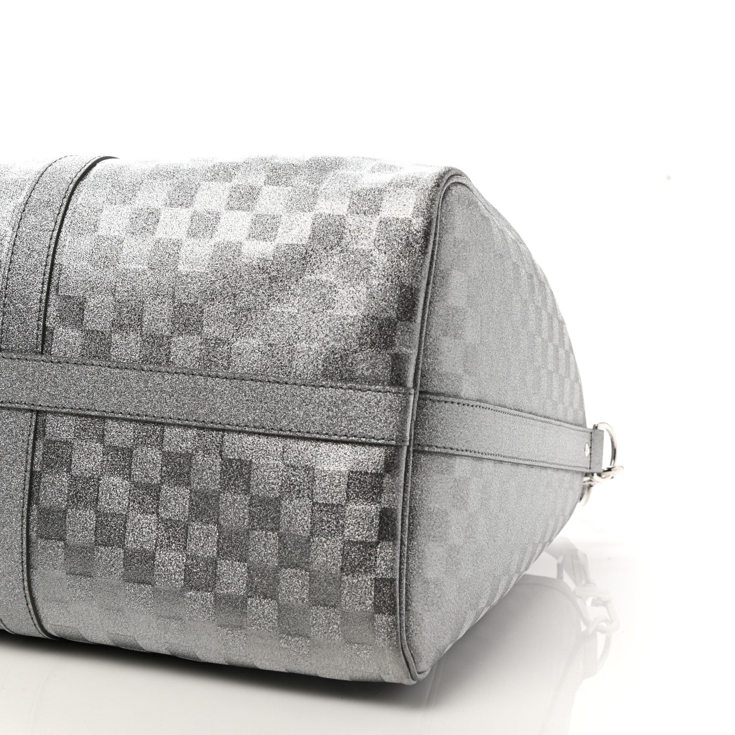 Louis Vuitton Damier Glitter Keepall Bandouliere 50 Silver 9 of 9