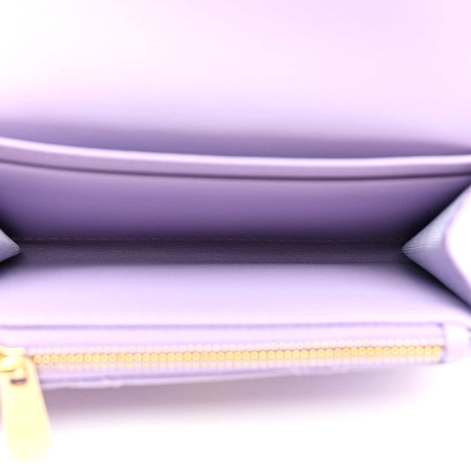 Christian Dior Lambskin Cannage Miss Dior Glycine Wallet Purple 5 of 9