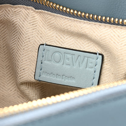 Loewe Calfskin Medium Puzzle Bag Aqua Light Blue Stone Blue 6 of 9