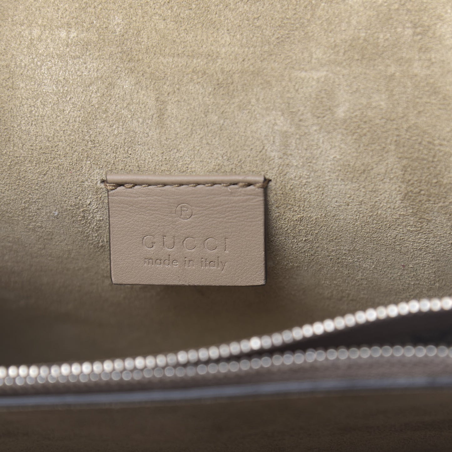 GG Supreme Monogram Small Dionysus Shoulder Bag Taupe