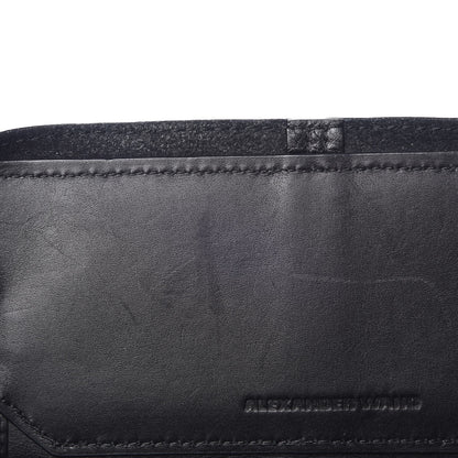 Alexander Wang Pebbled Calfskin Prisma Skeletal Tote Black Rose Gold Hardware 8 of 11