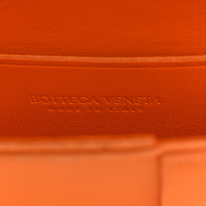 Bottega Veneta Lambskin Maxi Intreccio Candy Cassette Crossbody Bag Tangerine 6 of 9