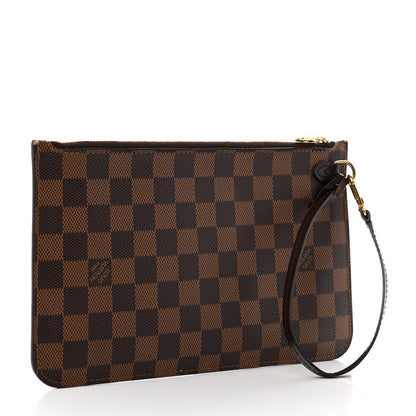 Louis Vuitton Damier Ebene Neverfull MM GM Pochette 3 of 8