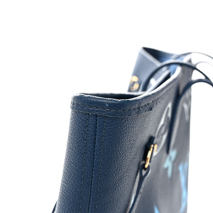 Louis Vuitton Empreinte Monogram Giant Neverfull MM Degrade Bleu 12 of 14