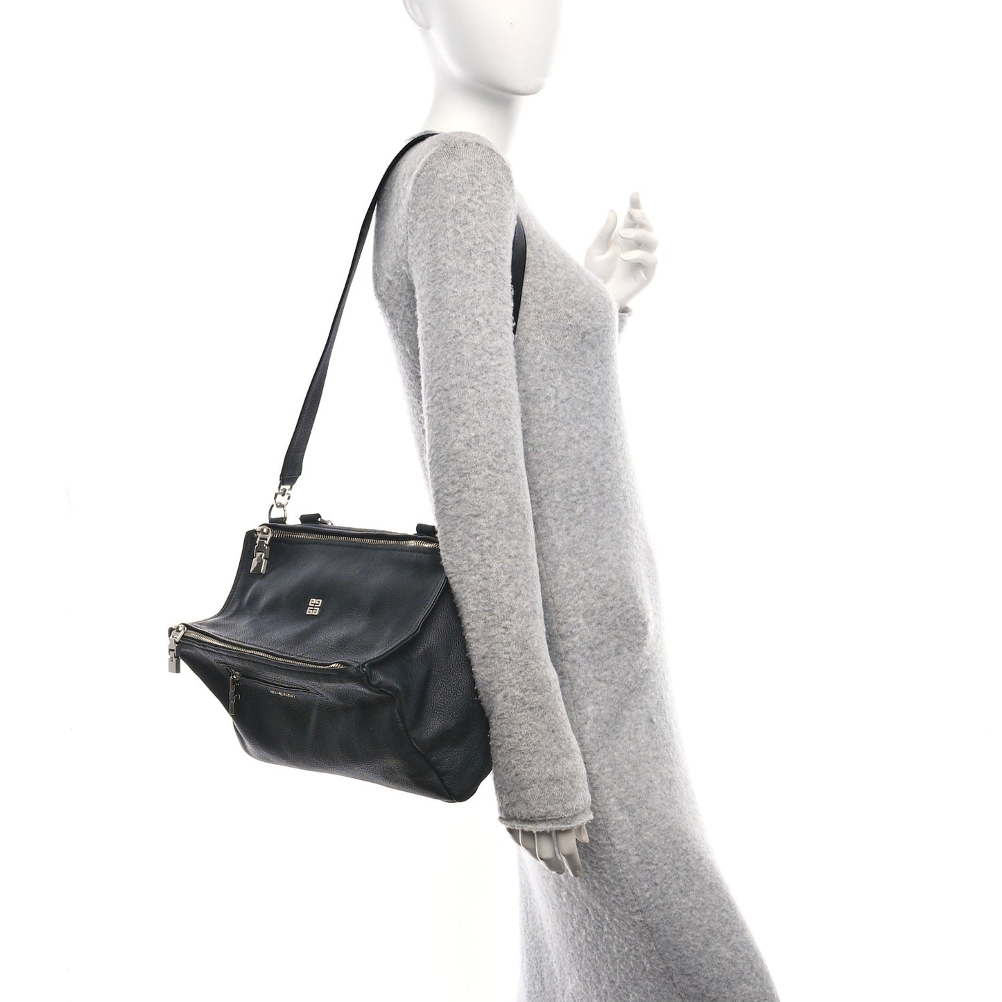 Sugar Goatskin Medium Pandora Black