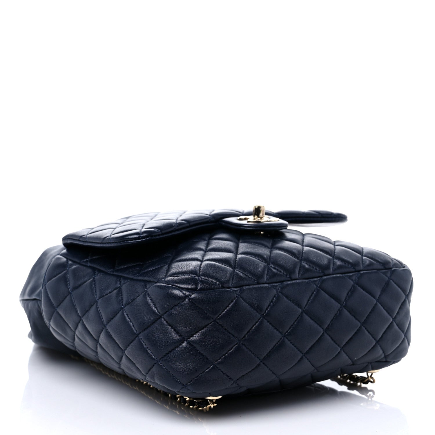 Chanel Lambskin Quilted Large In Seoul Backpack Navy 3 of 12