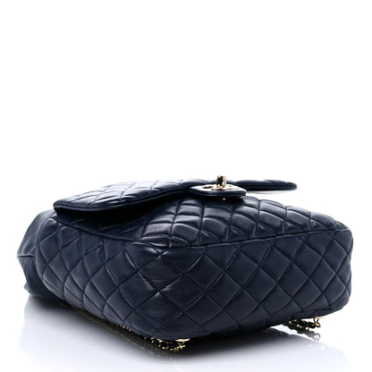 Chanel Lambskin Quilted Large In Seoul Backpack Navy 3 of 12