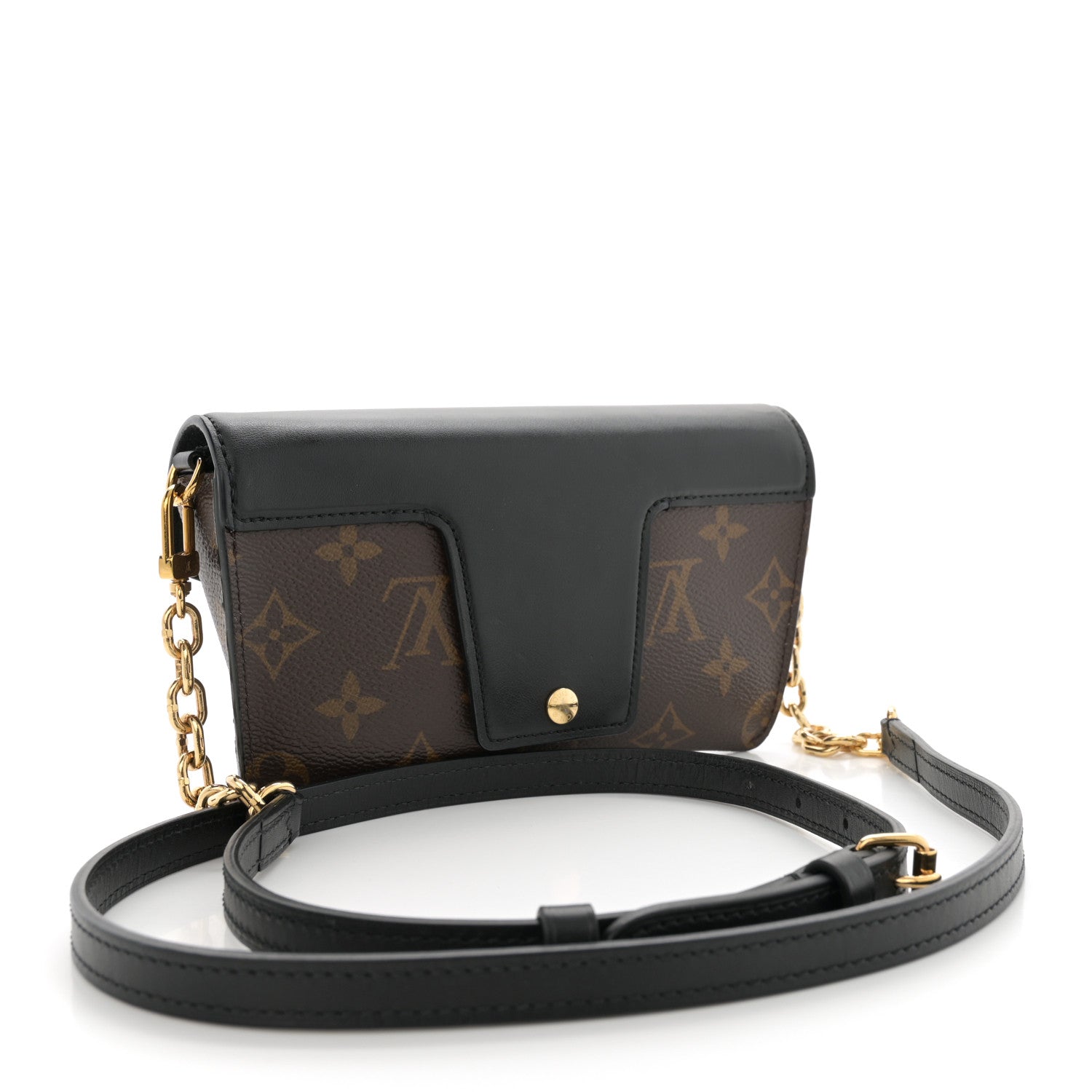 Louis Vuitton Monogram Padlock On Strap Black 3 of 9