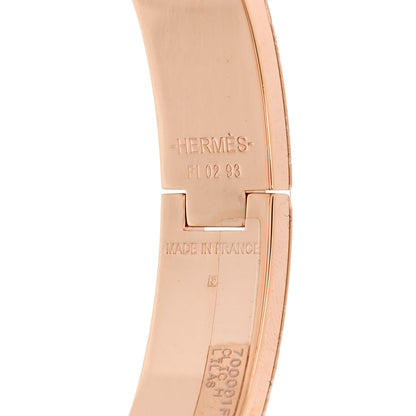 Hermes Enamel Narrow Clic Clac H Bracelet PM Lilas 4 of 5