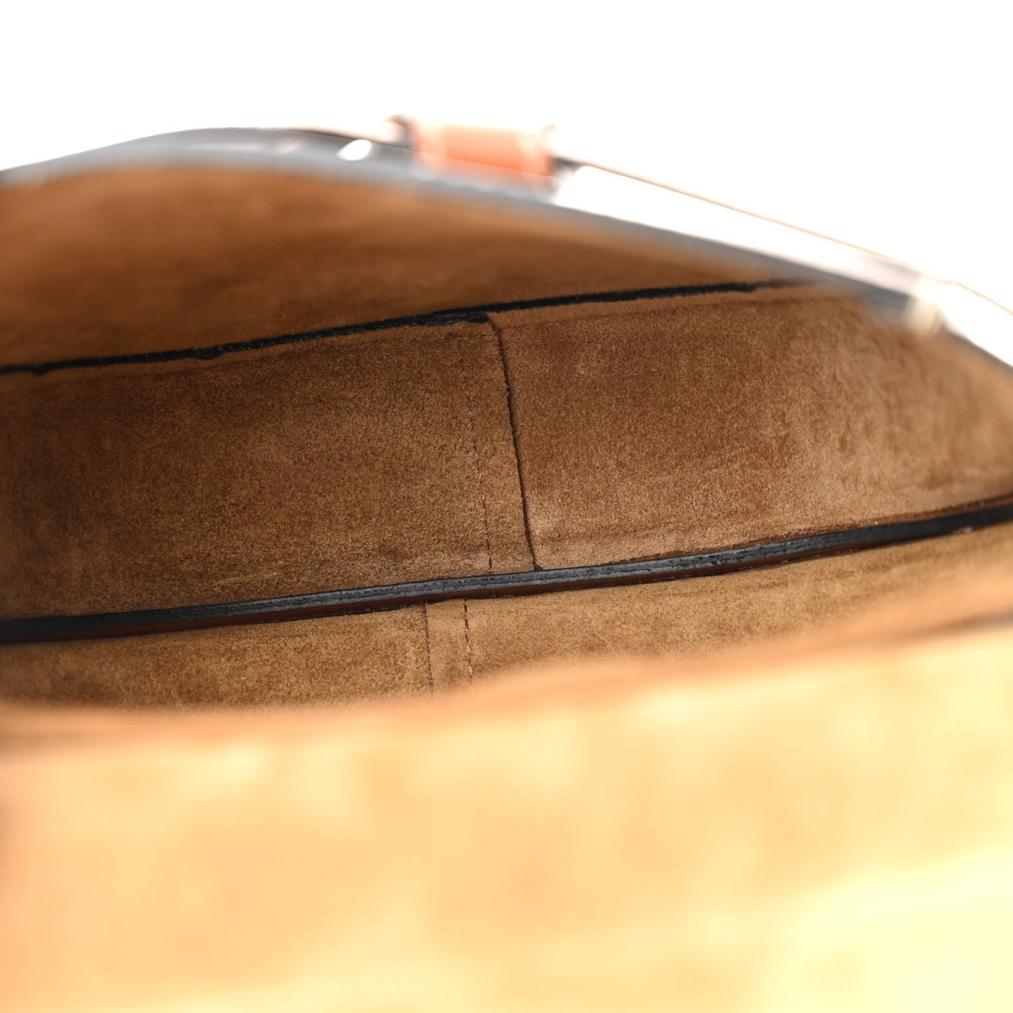 Calfskin Mini Gate Belt Bag Tan