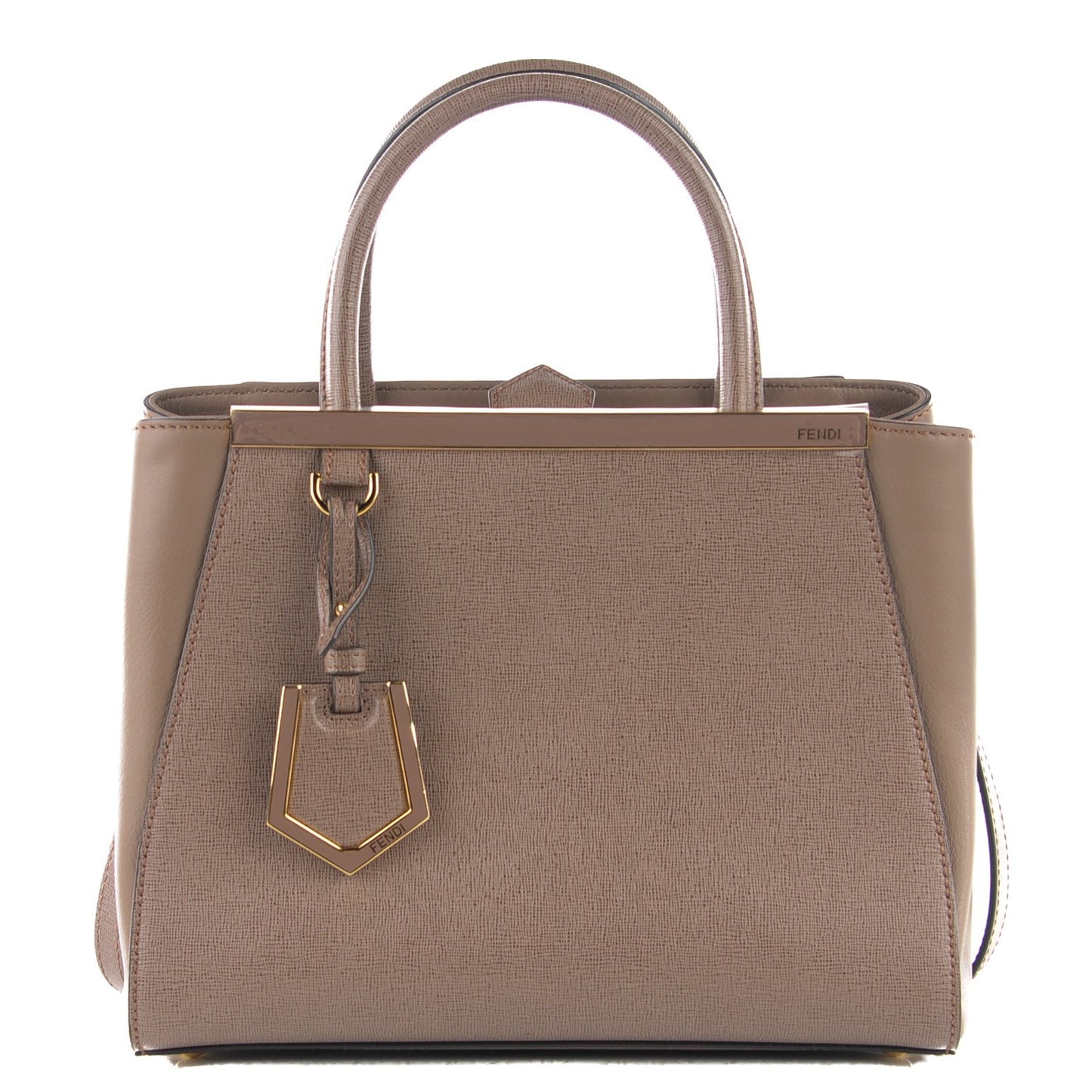 Vitello Elite Flamingo Petite 2Jours Tote Seppia