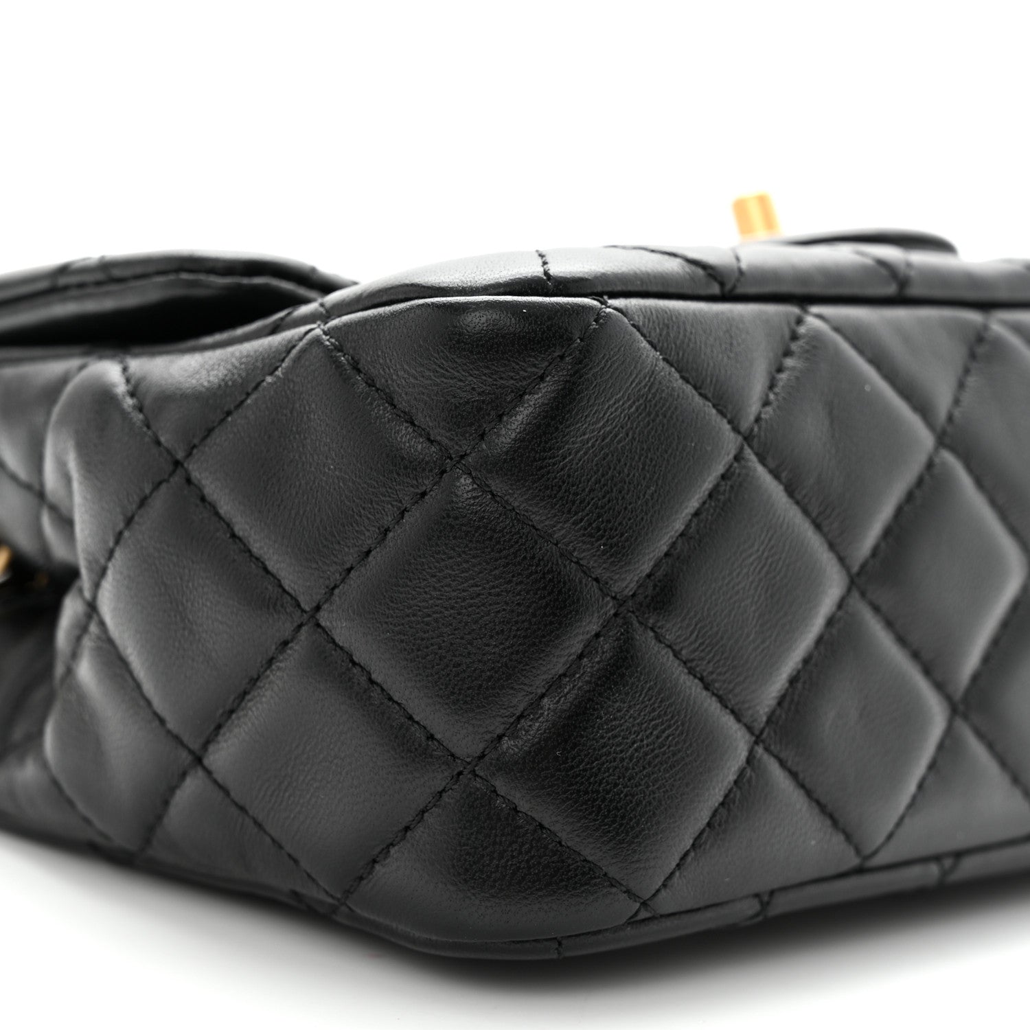 Chanel Lambskin Quilted Mini Pearl Crush Flap Black 9 of 11
